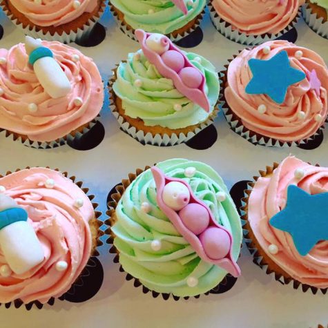 Baby Shower cupcakes made by The Perfect Pudding Company